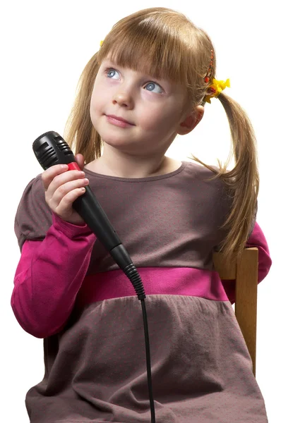 Küçük şarkıcı — Stok fotoğraf