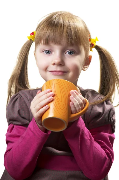Αστείο μικρό κορίτσι — Φωτογραφία Αρχείου