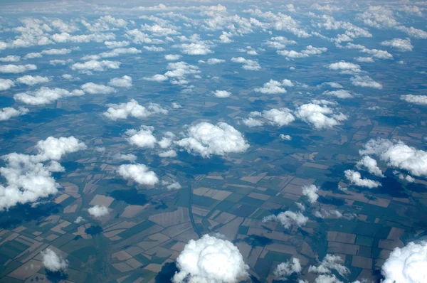 stock image Flight over clouds