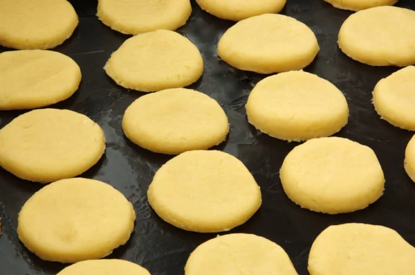 Cookies during a batch — Stock Photo, Image