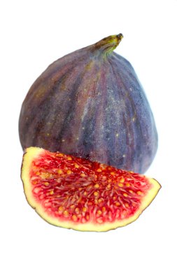 Fig isolated on white background clipart