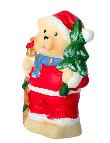 Різдвяний іграшковий ведмідь — стокове фото