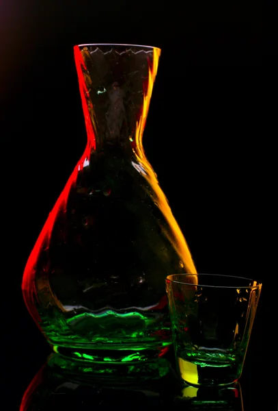 Скляна посудина для вина — стокове фото