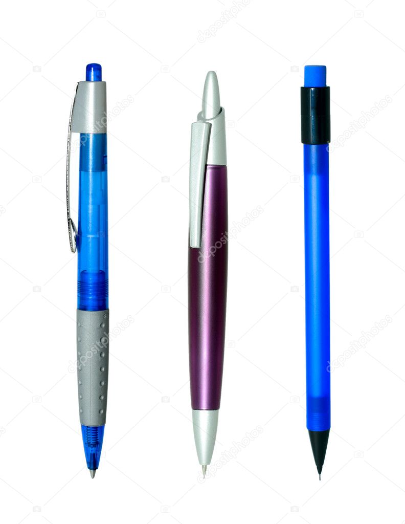 Three ball pens