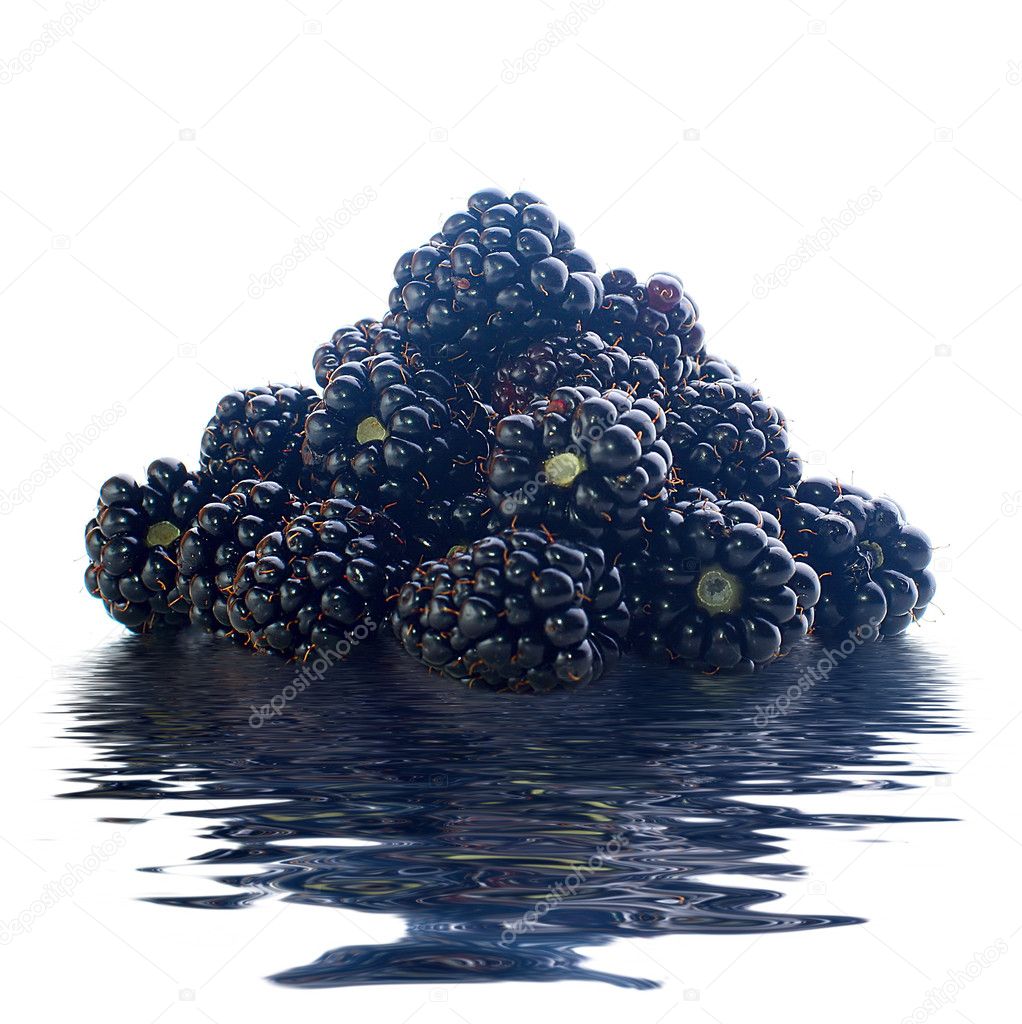 Blackberry on water