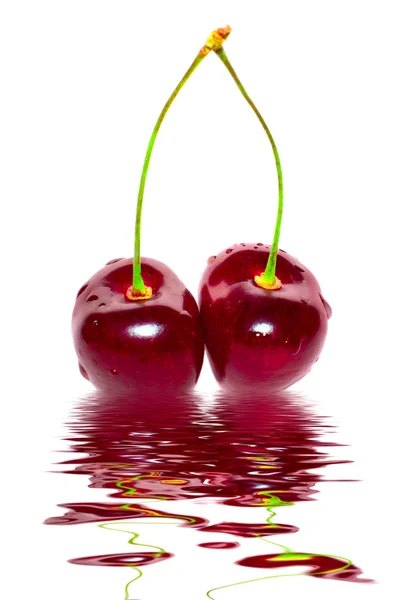 Close-up of sweet cherry — Stock Photo, Image