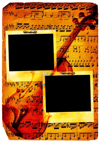 Vintage müzik sayfaları