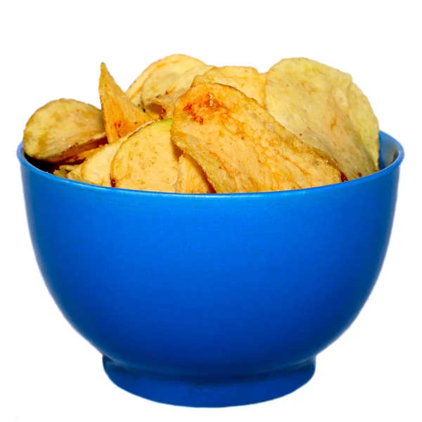 Pilha de batatas fritas — Fotografia de Stock