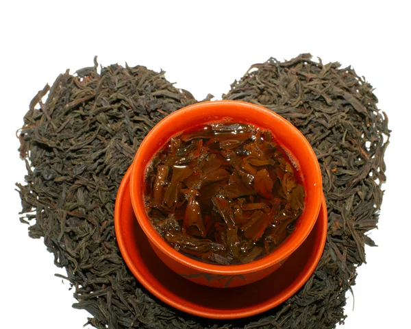 Tea isolated on white — Stock Photo, Image