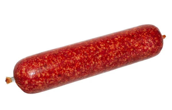Sausage isolated on white — Stock Photo, Image
