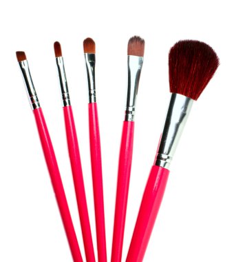 Makeup brushes clipart