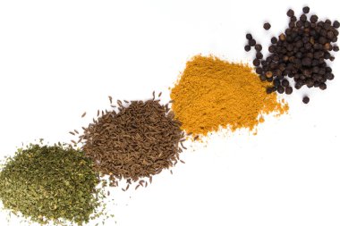 Various spices clipart