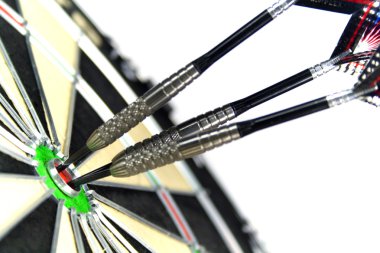 Darts and target clipart