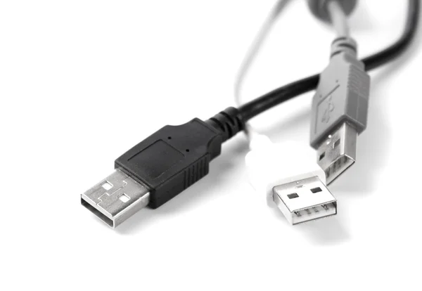 Некоторые USB-кабель — стоковое фото