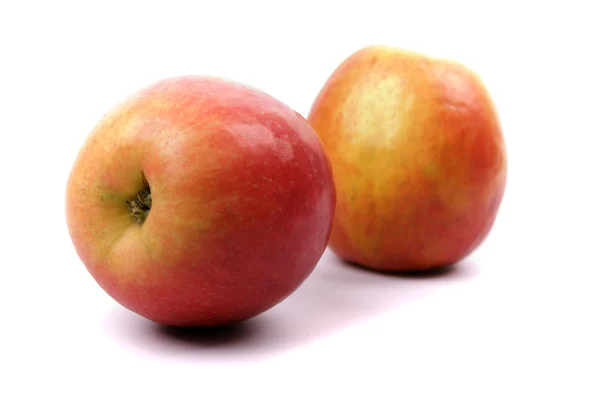 Dua apel merah — Stok Foto