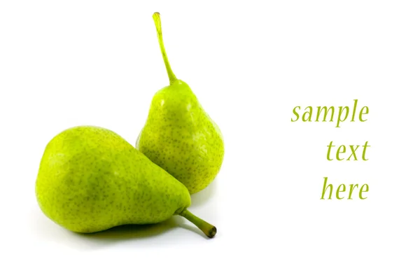 Two fresh pears — Stock Photo, Image