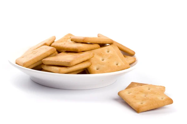 Cookies op plaat — Stockfoto