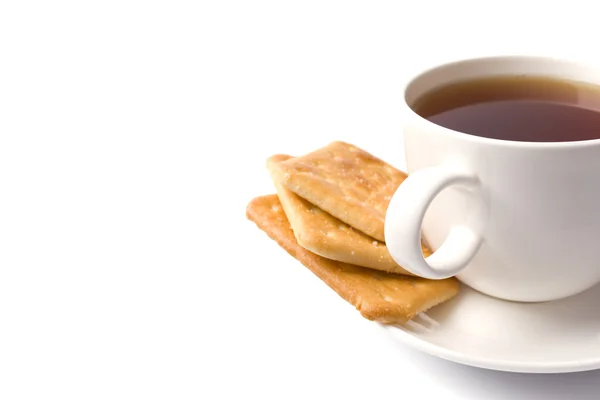 Fincan çay ve kurabiye — Stok fotoğraf