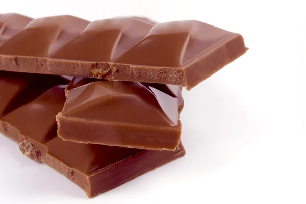 Hromadu mléčné čokolády — Stock fotografie