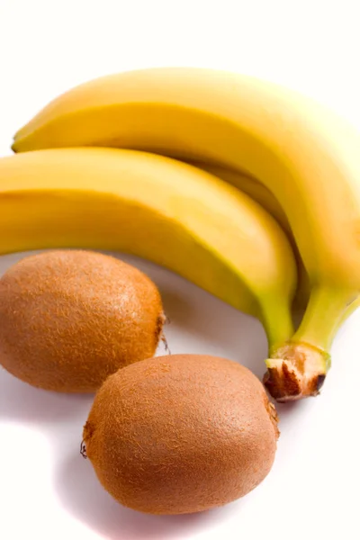 Немного свежего киви и банана — стоковое фото