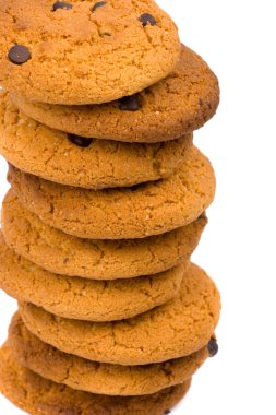 Stack of oatmeal cookies clipart