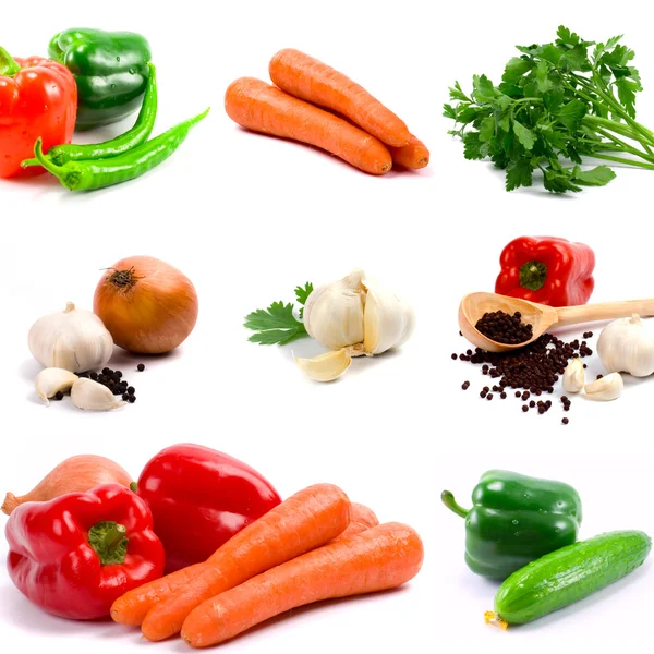 Sammlung von Gemüse — Stockfoto