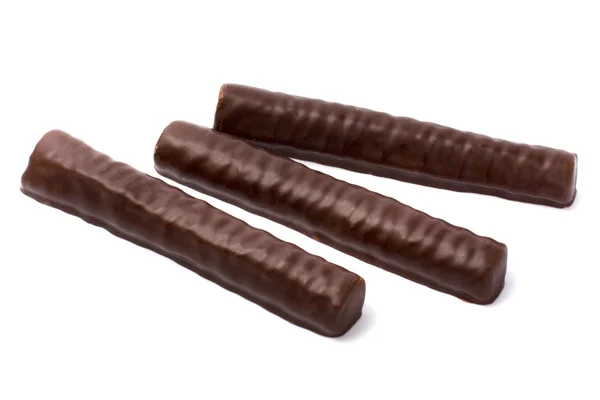 Three chocolate bars — Stock Photo, Image