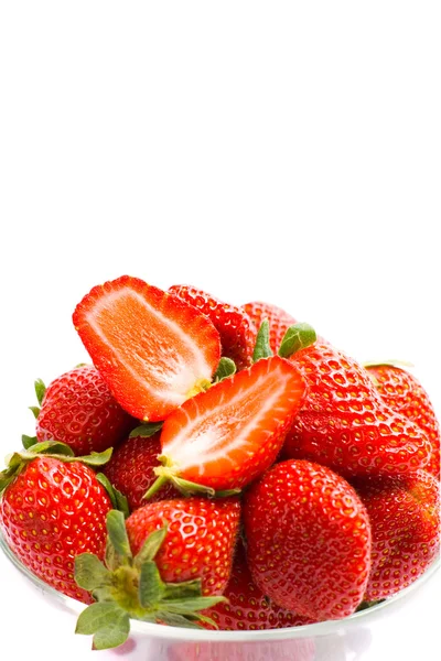 Strawberries in the bowl — Stock Photo, Image