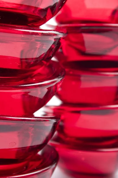 Abstração de vidro vermelho — Fotografia de Stock