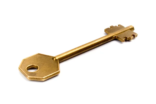 Old golden key — Stock Photo, Image