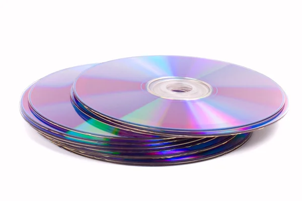 Pilha de DVD — Fotografia de Stock