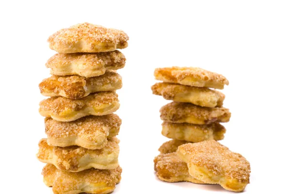 Due pile di biscotti — Foto Stock