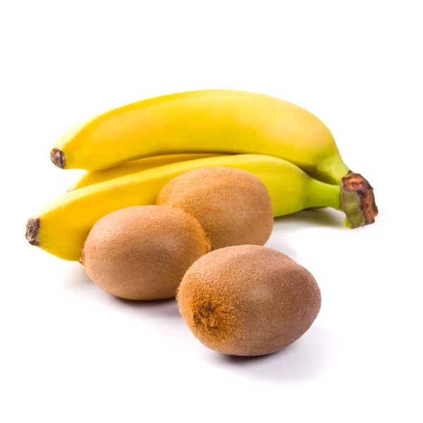 新鮮なキーウィおよびバナナ — ストック写真