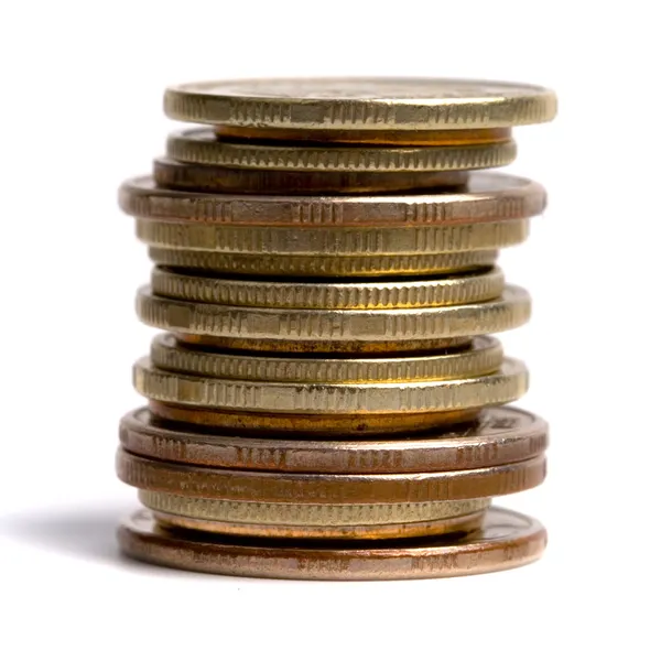 Monedas pila — Foto de Stock