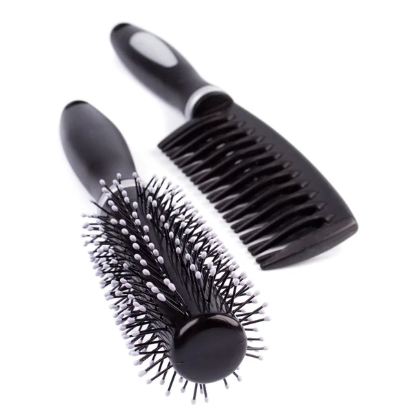 Due spazzole per capelli — Foto Stock