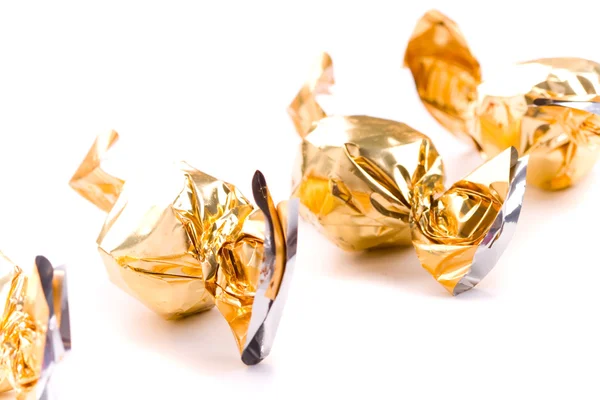 Gouden snoep — Stockfoto