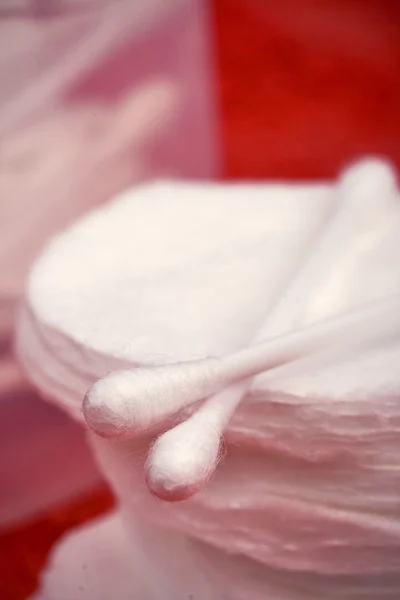 Almofadas de algodão — Fotografia de Stock