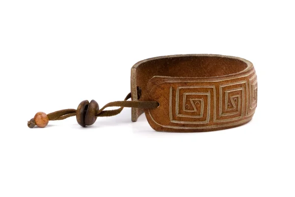 Leather bracelet — Stock Photo, Image