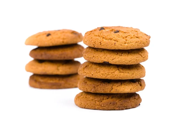 Havremjöl chocolate chip cookies — Stockfoto