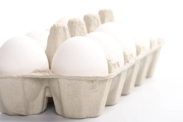 stock image White eggs in packing