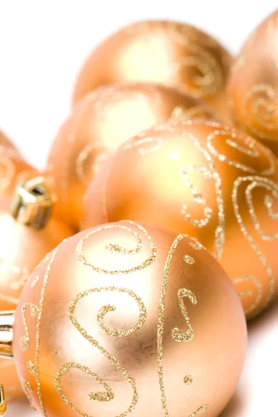 Рождественские шары из стекла — стоковое фото