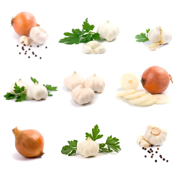 Garlic and onion Stock Photo