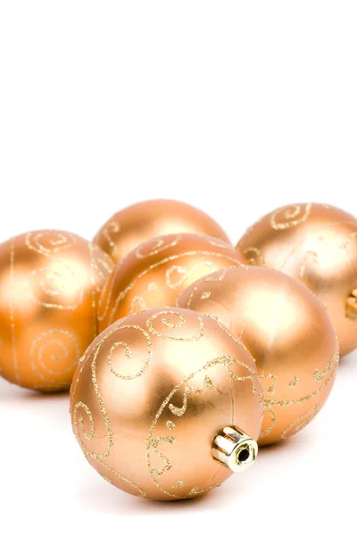 Рождественские шары из стекла — стоковое фото