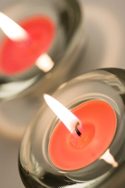 Dvě svíčky — Stock fotografie