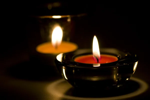 Dos velas. — Foto de Stock