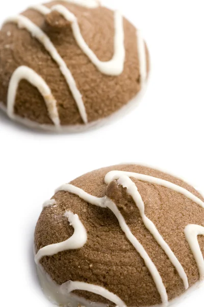 Dois biscoitos doces — Fotografia de Stock