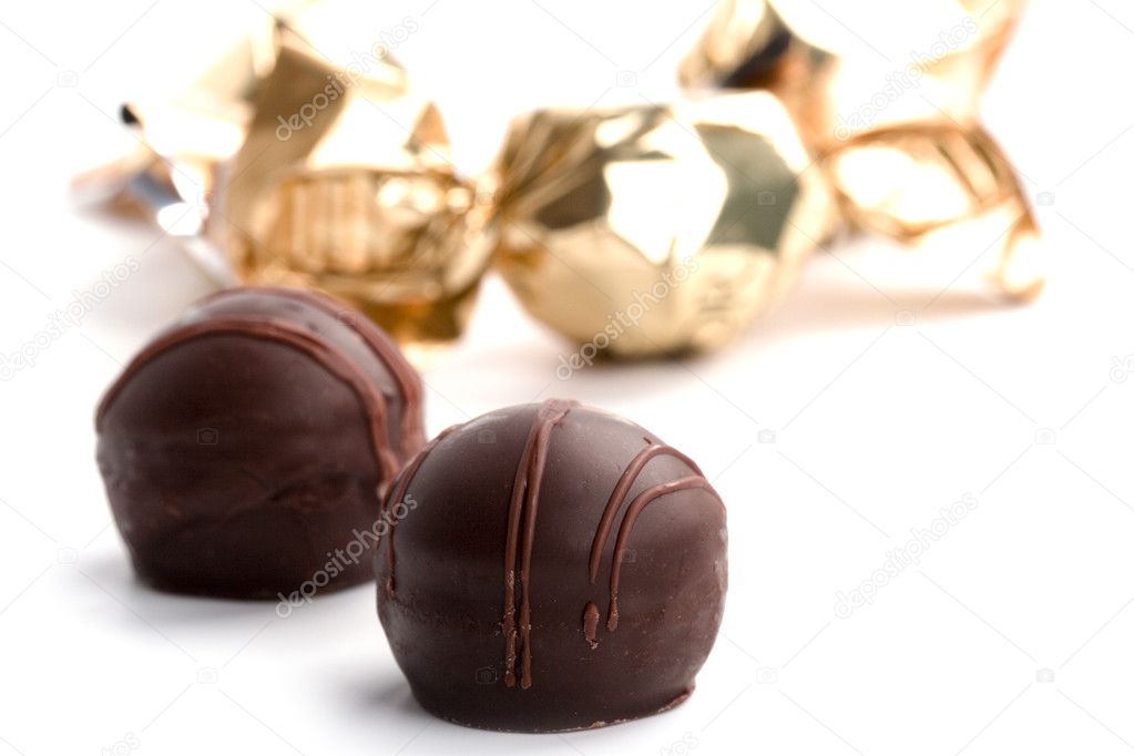 Two chocolate candies