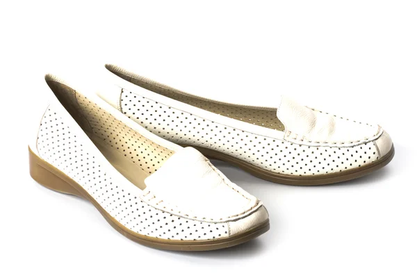 Bílé boty — Stock fotografie