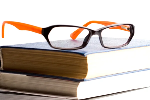 Βιβλία και γυαλιά — Φωτογραφία Αρχείου