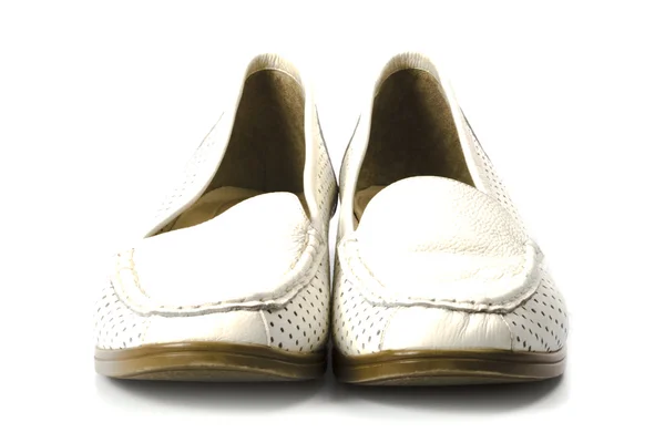 Paio di scarpe bianche — Foto Stock